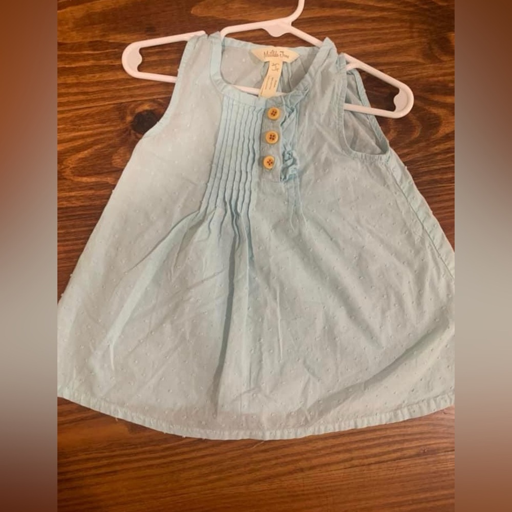Matilda Jane light blue sleeveless top size 2
